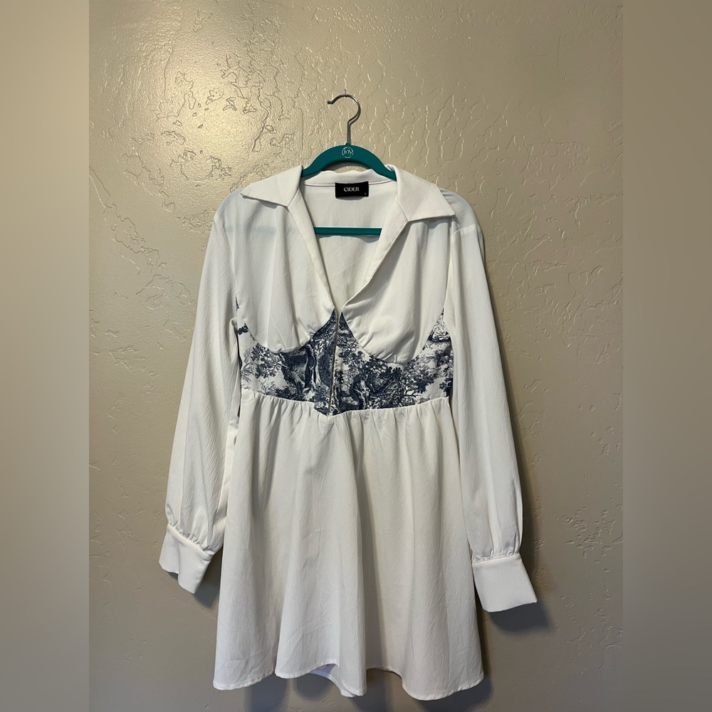 Cider White Long Sleeve Garment